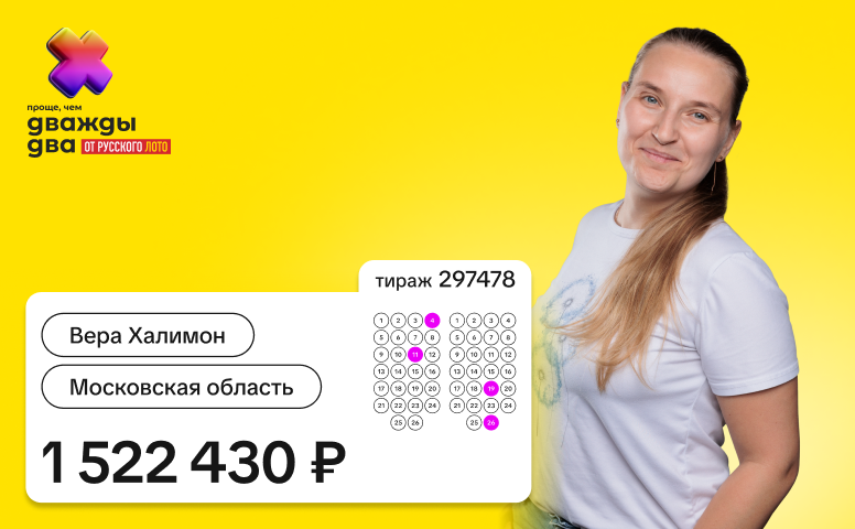 Вера Халимон, Красногорск, 1 522 430 рублей