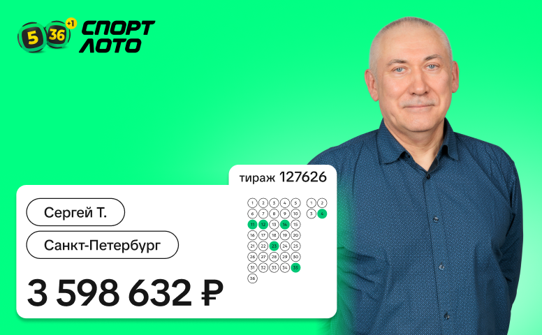 Сергей Т., Санкт-Петербург, 3 598 632 рубля